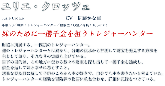 ユリエ・クロッツェ profile