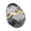 Eerie Black Egg